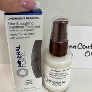 Mineral fusion overnight renewal glycolic acid NIB 1. fl oz NEW